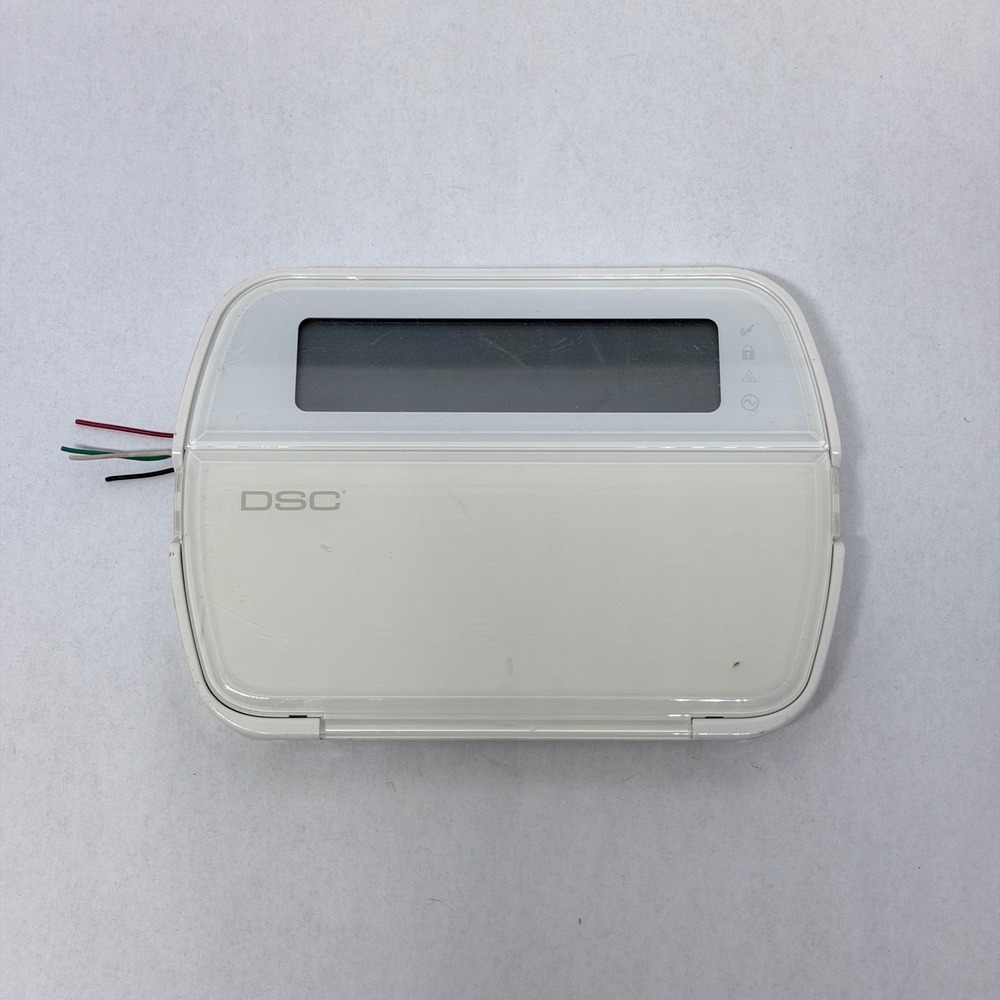 DSC PK5501 ENG Security System Keypad Alarm Control Panel White 2011 Hardwired